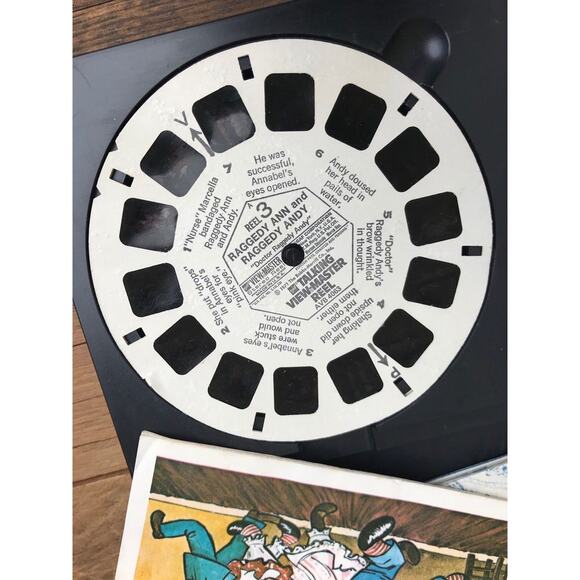 Raggedy Ann and Raggedy Andy Vintage GAF Talking View Master Reels - Retro Toy - Picture 9 of 9